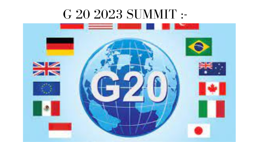 G 20 2023